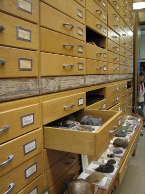 open drawers