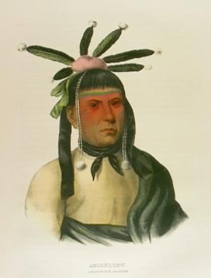portrait of native american man
