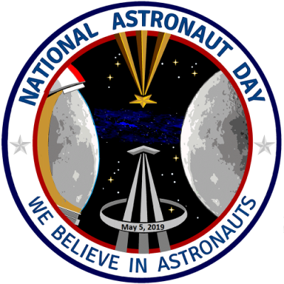 national astronaut day logo