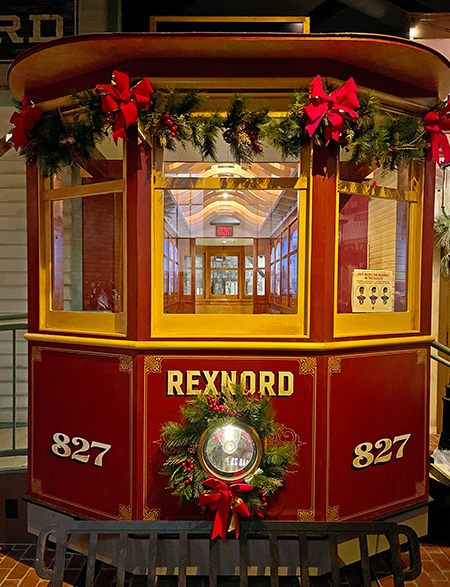 vintage holiday party in exhibit