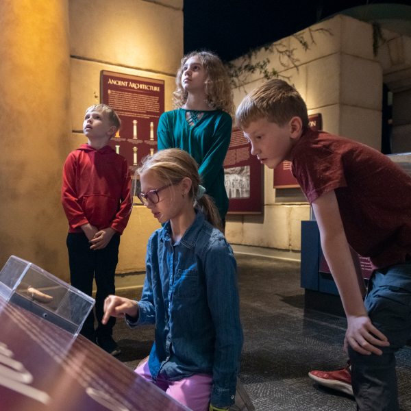 Children in Crossroads of Civilization exhibit
