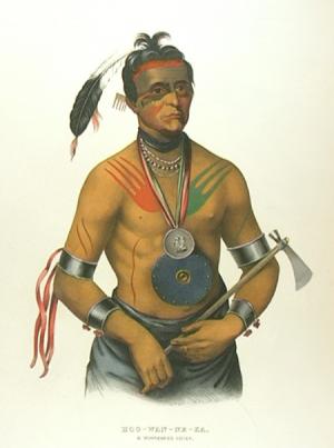 native american portrait