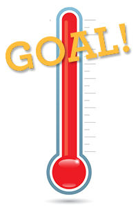 goal! full thermometer