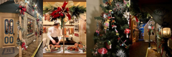 Decorated Streets of Old Milwaukee and European Village