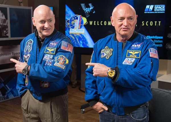 Mark and Scott Kelly