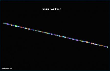 sirius twinkling