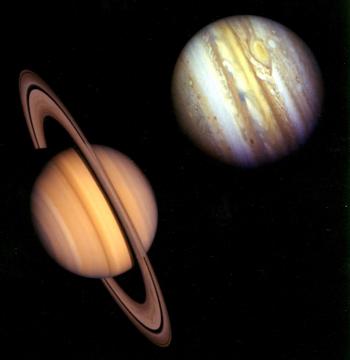 jupiter and saturn