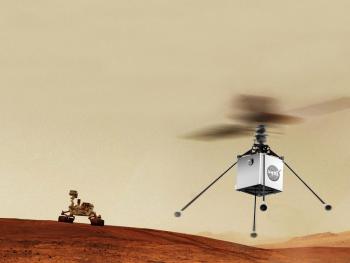 drone on mars