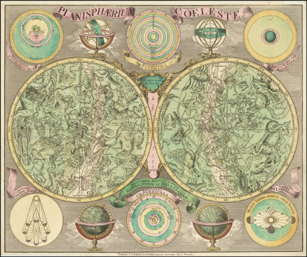 Tobias Conrad Lotter Star Map (1772)