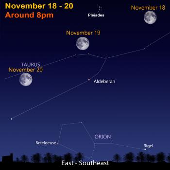 November sky map