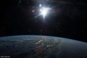 earth and sun