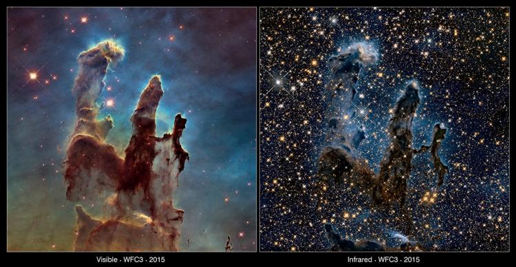 pillars of creation nebulae photos
