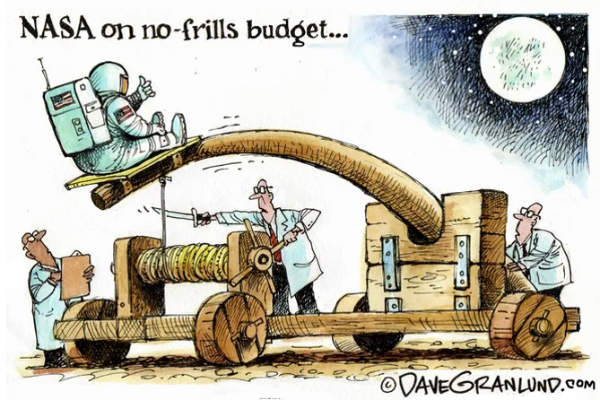 Webcomic - NASA on a no-frills budget