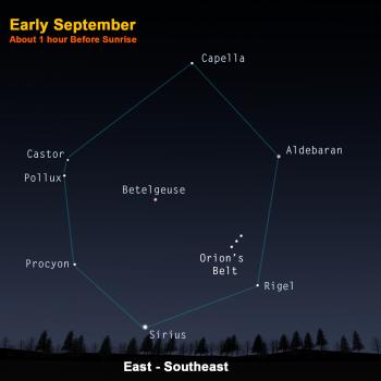 early september sky chart
