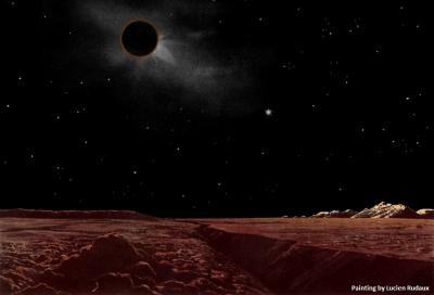 eclipse from the moon