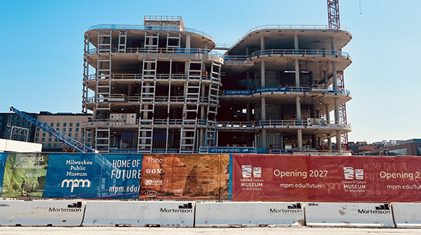 Construction of the Nature & Culture Museum of Wisconsin